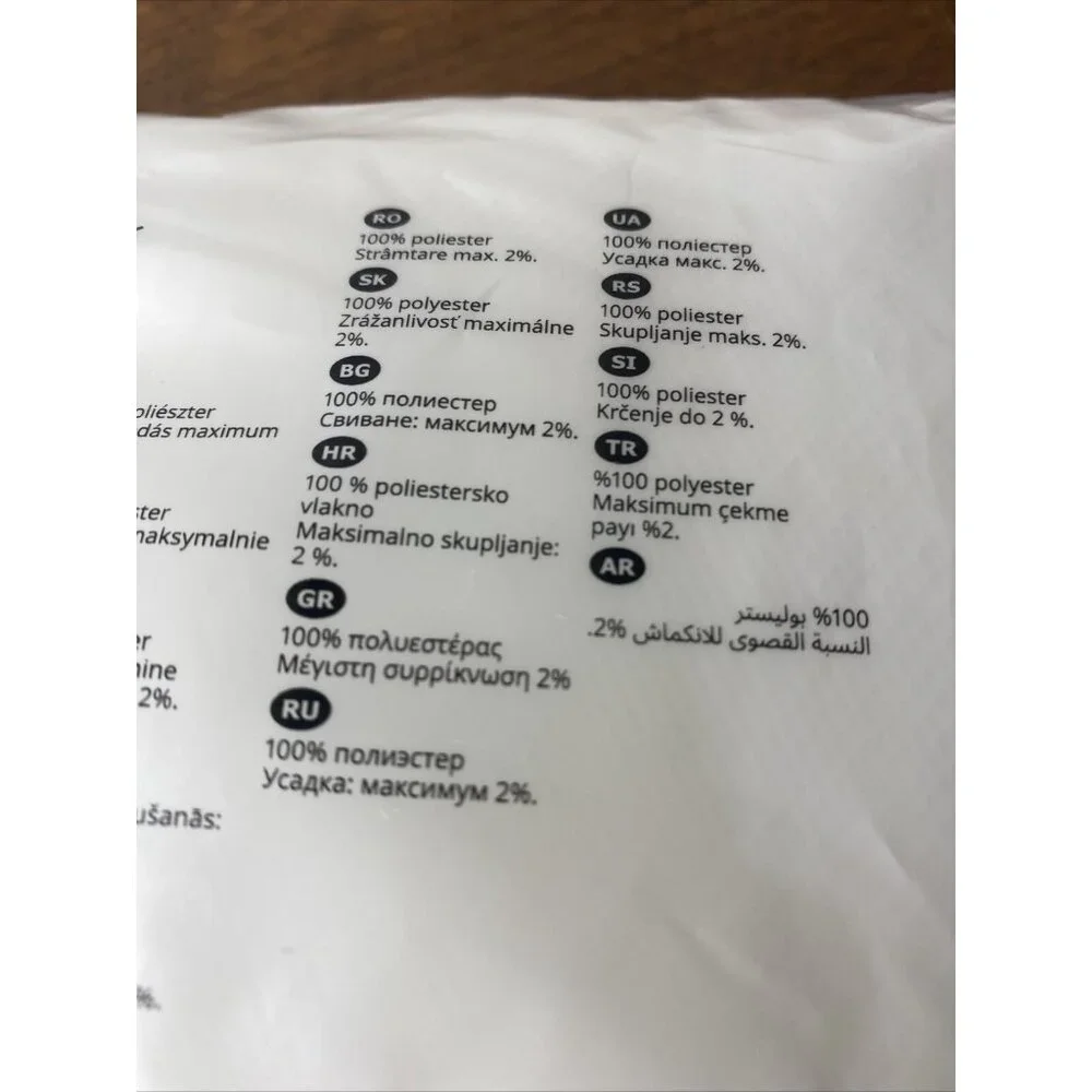 IKEA Lill Curtains White 2 Panels 98